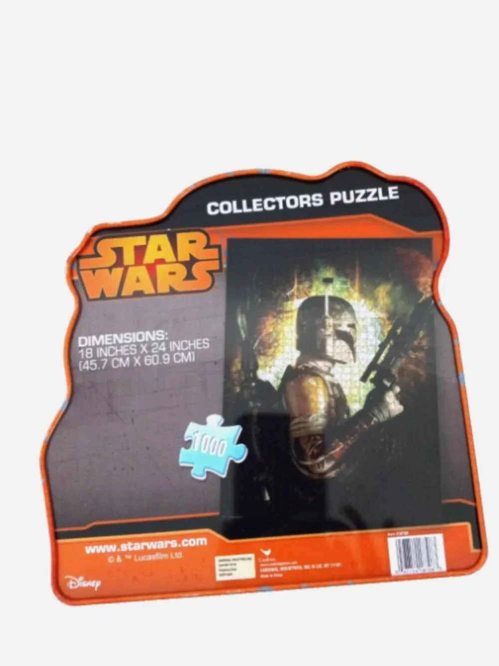 Star Wars Boba Fett 1000 Pc Puzzle Collector Tin Disney New Sealed Pieces